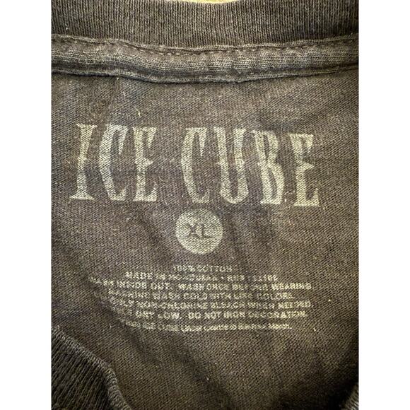 Ice Cube Mens Black Graphic Print Short Sleeve Hip Hop Rap Tee T-Shirt Size XL - Picture 5 of 7